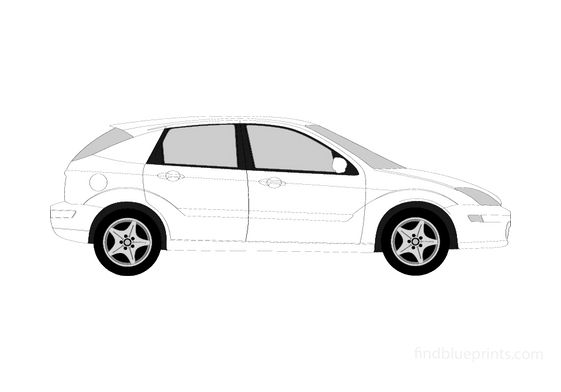 絵画 FOCUS 5 2005 Ford Focus ZX5 SE 4dr Hatchback - Research - GrooveCar